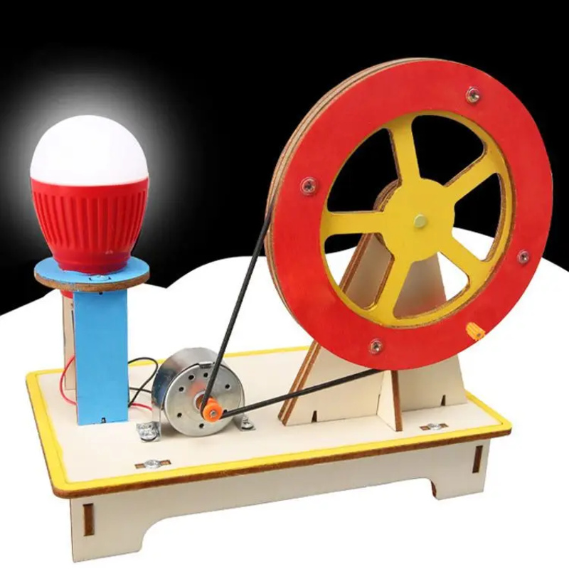 Renewable Energy Model - 손으로 돌리는 발전기 학생 과학 기술