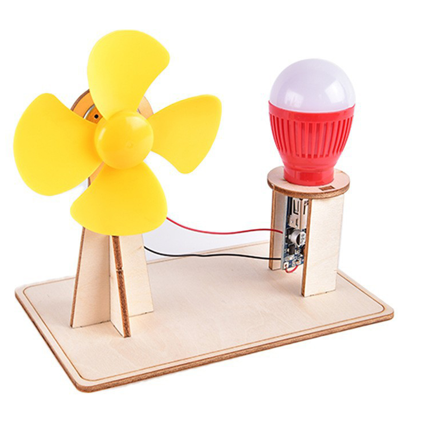 나무 바람 발전기 모델 어린이 과학 장난감 재미 있은  - Renewable Energy Model 리뷰 및 가격