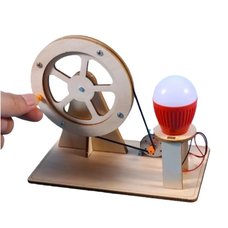 DIY 수동 발전기 과학 키트 STEAM 나무 재질 물 - Renewable Energy Model 리뷰 및 가격