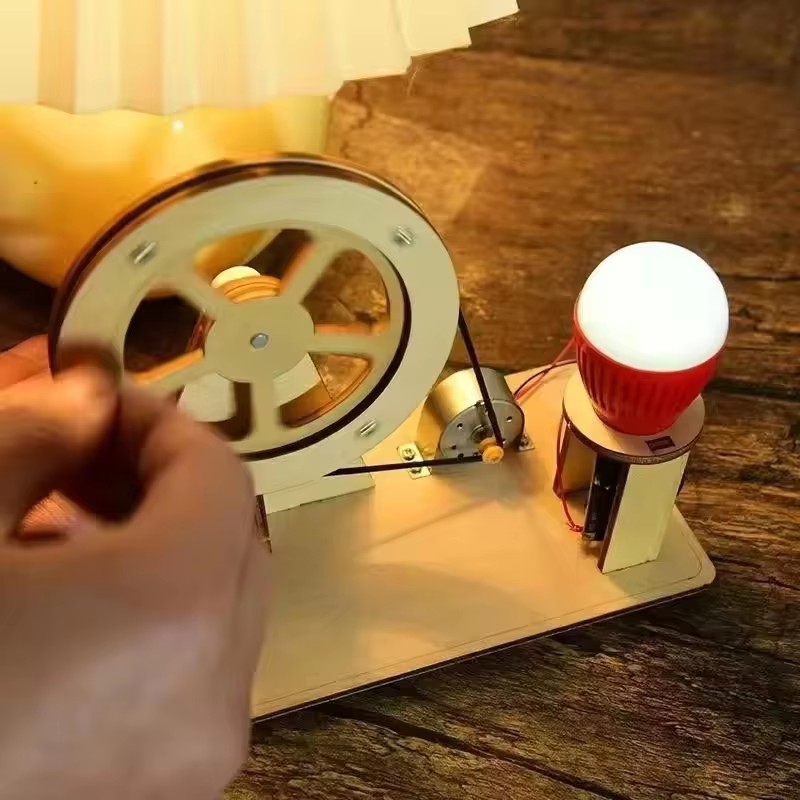 DIY 수동 발전기 과학 키트 STEAM 나무 재질 물 - Renewable Energy Model 리뷰 및 가격
