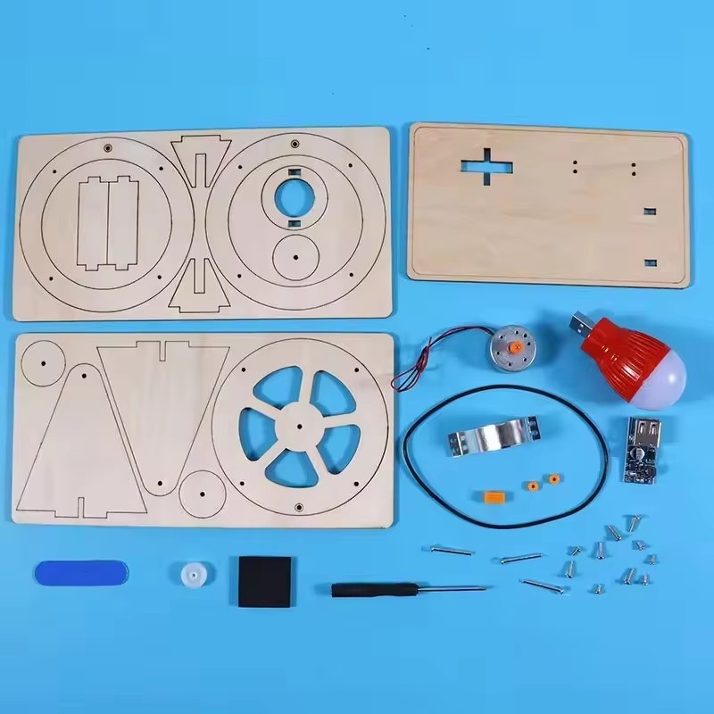DIY 수동 발전기 과학 키트 STEAM 나무 재질 물 - Renewable Energy Model 리뷰 및 가격